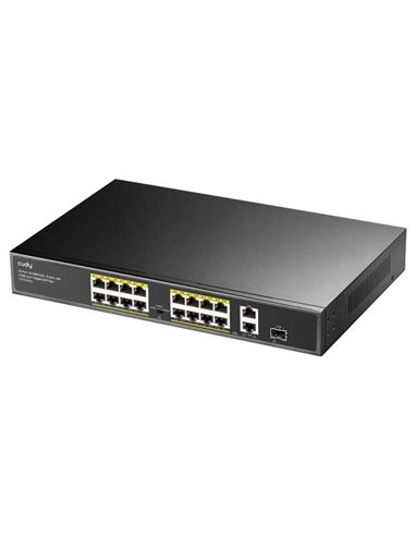 Cudy - Switch Gigabit FS1018PS1 16 ports 10/100 Mbit avec 2GbE et 1 port SFP