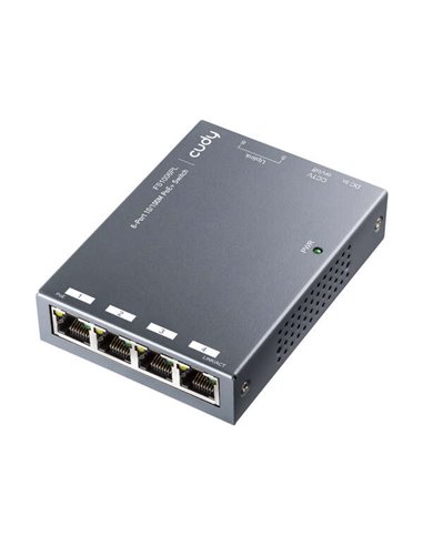 Cudy - Commutateur PoE+ FS1006PL 6 ports 10/100M