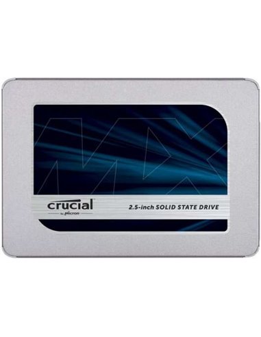 Crucial - Disque dur solide MX500 SSD 500 Go 2,5" 3D NAND SATA