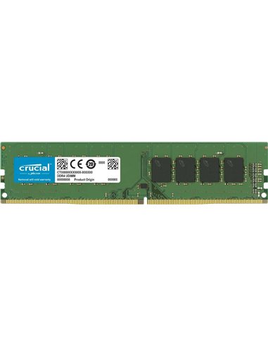 Crucial - Mémoire RAM DIMM DDR4 2400 MHz PC4-19200 8 Go CL17