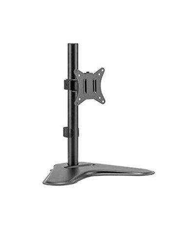 Cromad - Support de table avec base pour moniteur 17"-32" - Rotatif, inclinable - Gestion des câbles - Poids max 9 kg - VESA 100