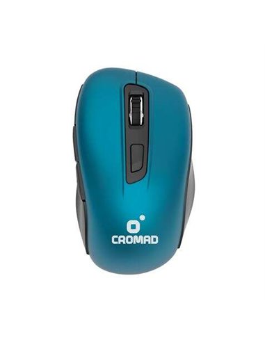 Cromad - Souris sans fil - Portée jusqu'à 10 mètres - Comprend un mini récepteur USB - Autonomie maximale de la batterie, jusqu'