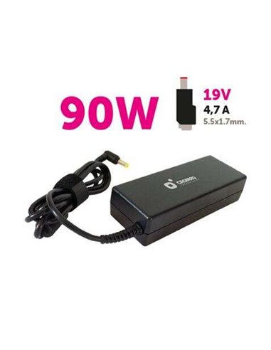 Cromad - Chargeur Spécifique pour Ordinateurs Portables Acer 90W - 19V 4.7A - Prise 5.5x1.7mm