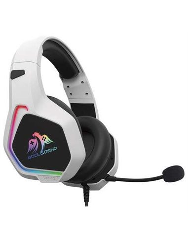 Coolsound - Casque de jeu G6 avec microphone - USB pour éclairage LED - Bandeau réglable - Oreillettes rembourrées - Commandes f