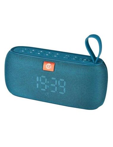 Coolsound - Horloge Haut-Parleur Bluetooth 10W - Fonction Horloge - Autonomie jusqu'à 4 heures - USB, MicroSD - Mains Libres - R