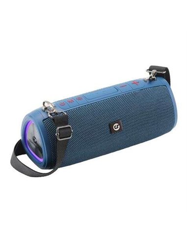 Coolsound - Enceinte Bluetooth Disco Boom 16W - Poignée de transport - Effets lumineux LED - Couleur Bleu