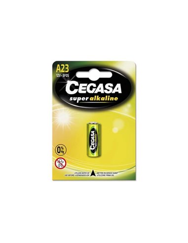 Cegasa - Super Alcaline 8F05 Pack de 1 Pile A23 12V - Haute Technologie - Fiabilité - Hautes Performances - Performances Maximal