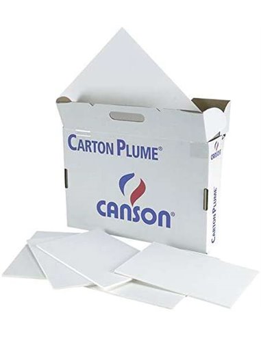 Canson - Pack de 28 Panneaux en Carton Mousse - 29,7x42cm - 3mm - Coloris Blanc