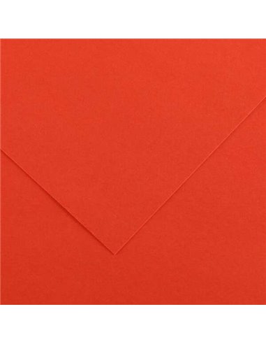 Canson - Guarro Pack de 25 Cartes Iris de 185g - 50x65cm - Couleur Tomate