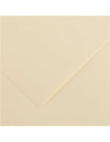 Canson - Guarro Pack de 25 Cartes Iris de 185g - 50x65cm - Couleur Crème