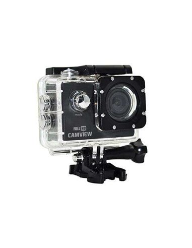 Caméra de sport Camview Full HD 1080P 12MP - Angle 140° - Etanche 30m avec boîtier - Écran LCD 2"