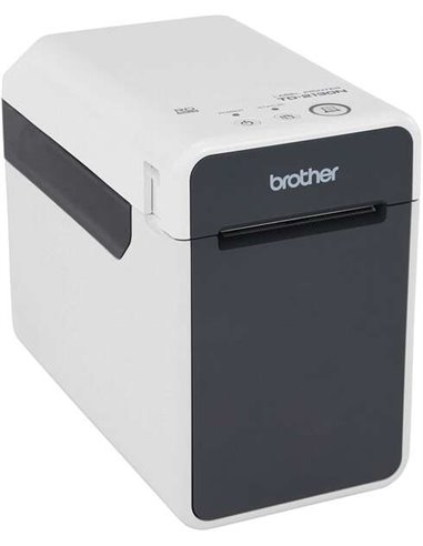 Brother - Imprimante d'étiquettes thermique USB professionnelle TD2130N - Carte réseau - Résolution 300 dpi - Vitesse 152,4 mm