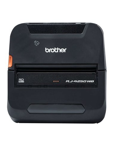 Brother - Imprimante thermique portable d'étiquettes et de tickets RJ-4250WB WiFi, Bluetooth, USB - Résolution 203 dpi - Vitesse