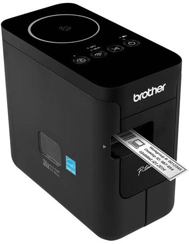 Brother - Étiqueteuse électronique professionnelle WiFi PTP750W - USB, NFC - Vitesse 30 mm - Résolution 180x360 dpi