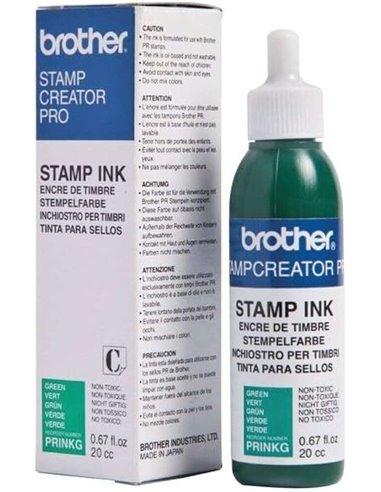 Brother - Bouteille d'encre verte pour machine à tamponner SC2000 20cc