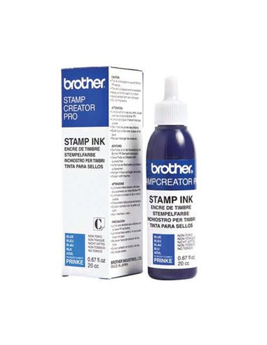 Brother - Bouteille d'encre bleue pour machine à tamponner SC2000 20cc