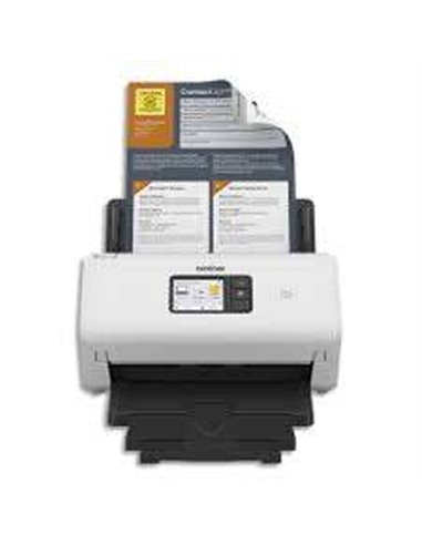 Brother - Scanner de documents WiFi ADS4500W - Jusqu'à 70 ppm - Chargeur automatique - Double face