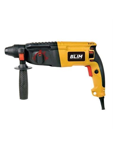 Blim - Perceuse SDS 800W 3 Joules - Fonction Marteau - Vitesse Réglable 0-1100rpm - Mandrin à Changement Rapide - ou SDS - Bouto