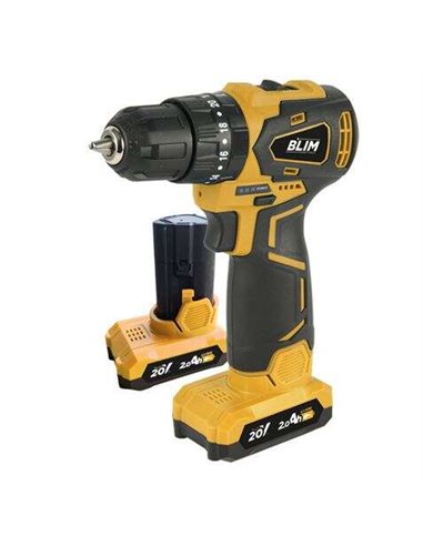 Blim - Marteau perforateur sans fil 20V 2Ah - Comprend 2 Batteries - Couple Maximum 40Nm - 2 Vitesses 0-400/0-1650rpm - Couleur 