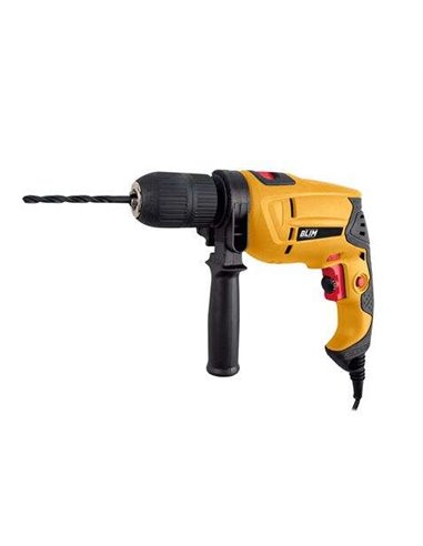 Blim - Marteau perforateur 500 W - Vitesse réglable 0-3200 tr/min - Mandrin sans clé 13 mm - Bouton de verrouillage - Comprend é