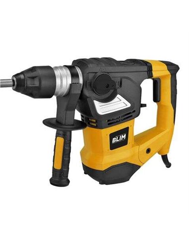 Blim - Marteau SDS-Plus 1800W 820rpm - 4 Fonctions - Puissance d'impact 7J - 4 000 impacts par minute - Comprend forets et burin