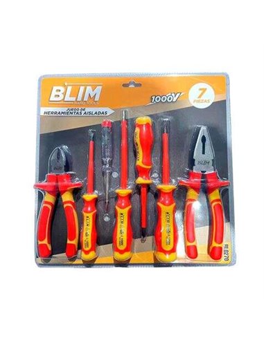 Blim - Ensemble de 7 outils isolés - 1000V