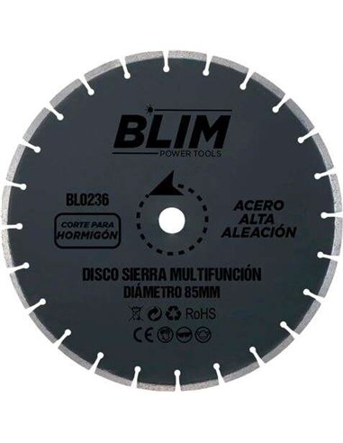 Blim - Disque à tronçonner béton et marbre pour scie multifonction 85mm