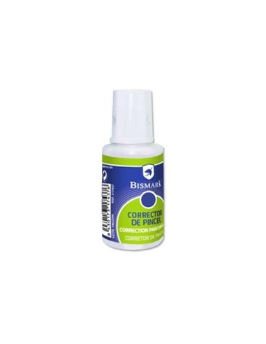 Bismark - Correcteur Liquide 16 ml - Séchage Rapide - Applicateur Pinceau - Format Compact