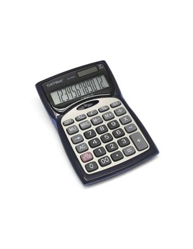 Bismark - Calculatrice de bureau - Écran LCD à 12 chiffres