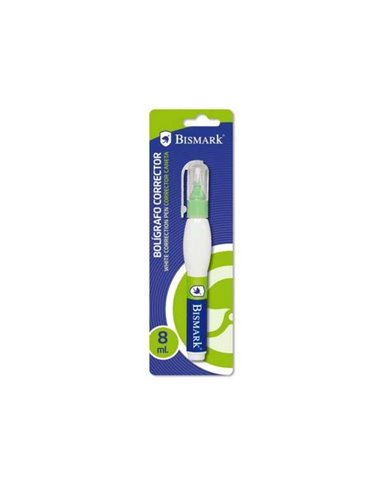 Bismark - Stylo Correcteur 8ml - Pointe Métallique Fine - Haute Précision - Design Ergonomique