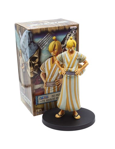 Banpresto - One Piece DxF The Grandline Men Sanji - Figurine de collection - Hauteur 17cm env. - Fabriqué en PVC et ABS