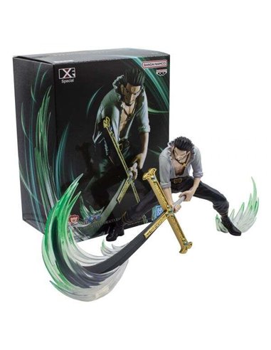 Banpresto - One Piece DxF Spécial Mihawk Dracule - Figurine de Collection - Hauteur 12cm env. - Fabriqué en PVC et ABS