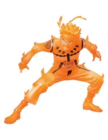 Banpresto - Naruto Shippuden Vibration Stars Naruto Uzumaki - Figurine de collection - Hauteur 15cm env. - Fabriqué en PVC et AB