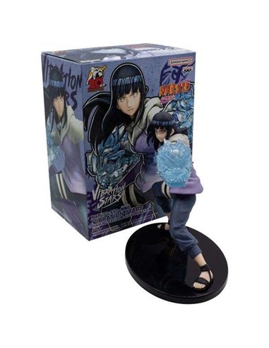 Banpresto - Naruto Shippuden Vibration Stars Hyuga Hinata - Figurine de collection - Hauteur 16cm env. - Fabriqué en PVC et ABS