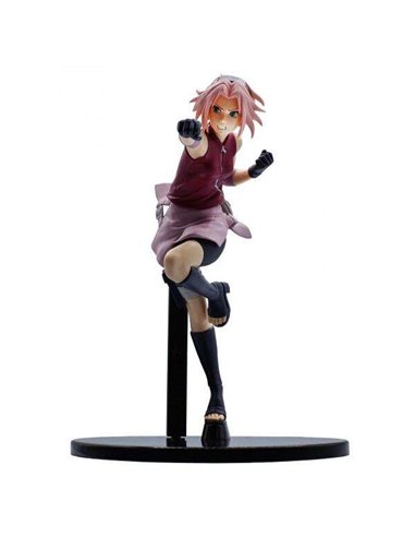 Banpresto - Naruto Shippuden Vibration Stars Haruno Sakura - Figurine de collection - Hauteur 16cm env. - Fabriqué en PVC et ABS