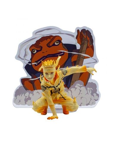 Banpresto - Naruto Shippuden Panel Spectable Naruto Uzumaki - Figurine de collection - Hauteur 9cm env. - Fabriqué en PVC et ABS