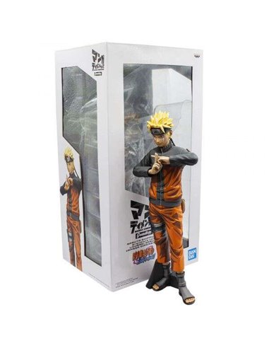 Banpresto - Grandista Naruto Shippuden Naruto Uzumaki - Figurine de collection - Hauteur 27cm env. - Fabriqué en PVC et ABS