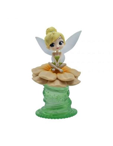 Banpresto - Disney Stories QPosket Peter Pan Fée Clochette Ver B - Figurine de collection - Hauteur 10cm env. - Fabriqué en PVC 