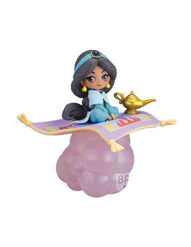 Banpresto - Disney Stories Aladdin Q Posket Jasmine Ver B - Figurine de collection - Hauteur 10cm env. - Fabriqué en PVC et ABS