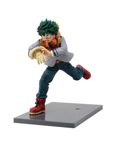 Banpresto - Bravegraph My Hero Academia Izuku Midoriya - Figurine de collection - Hauteur 14cm env. - Fabriqué en PVC et ABS