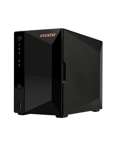 Asustor - NAS Driverstor 2 Pro Gen2 2 Go 2 baies 2,5", 3,5" - Type mini tour - USB, RJ-45 2,5 Go - 1 ventilateur