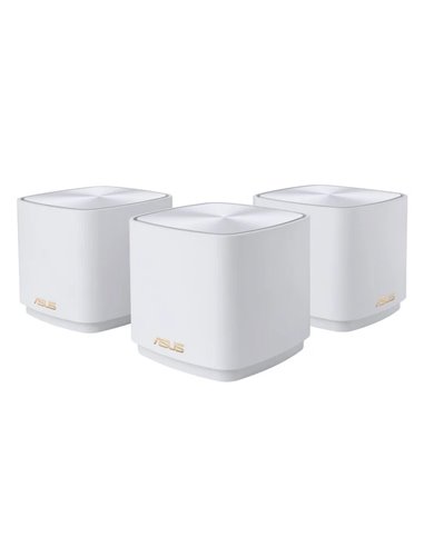 Asus - ZenWiFi XD4 Plus Pack de 3 Systèmes WiFi Mesh AX1800 - Blanc