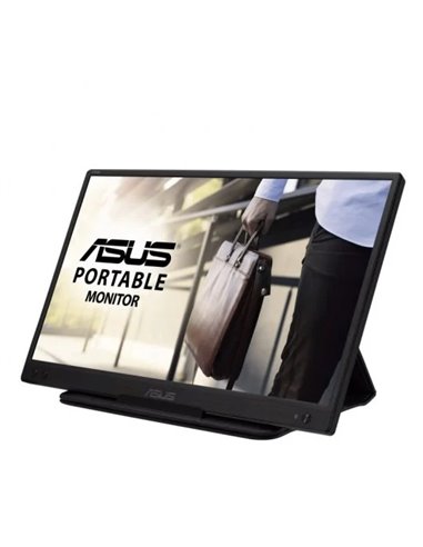 Asus - Moniteur portable ZenScreen MB166B 15.6" LED IPS FullHD 1080P 60Hz - Réponse 25 ms - Angle de vision 178º - 16:9 - USB 3.