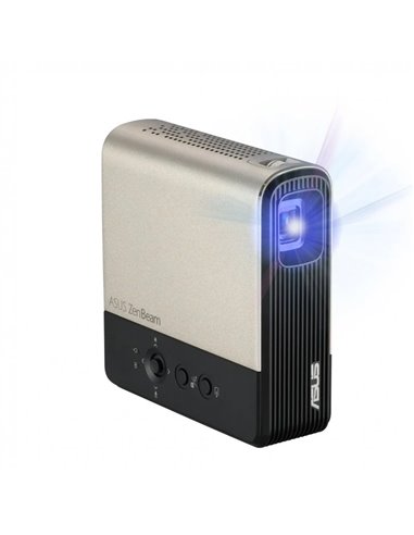 Asus - Mini Projecteur LED Portable ZenBeam E2 WVGA ANSI DLP 300 Lumens - Haut-parleurs 5W - WiFi, HDMI, USB - Autonomie jusqu'à