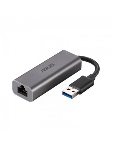 Asus - Convertisseur USB C2500 USB-A vers Ethernet 2.5G Base-T - Couleur Gris