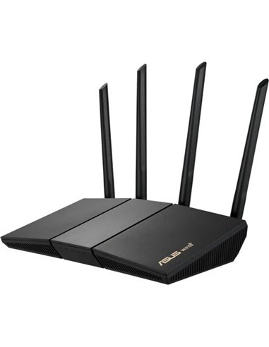 Asus - Routeur double bande WiFi 6 RT-AX57 - Jusqu'à 1800Mbps - 4 ports LAN RJ45, 1 port WAN RJ45 - 4 antennes externes