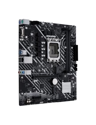 Asus - Carte mère Prime H610M-E D4 CSM Intel1700 2x DDR4 - HDMI, M.2, PCIe3.0, 4x Sata III, USB 3.2, MicroATX