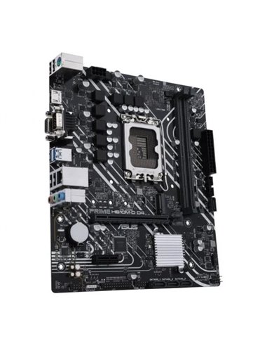 Asus - Carte mère Prime H610M-D D4 Intel1700 2x DDR4 - HDMI, M.2, PCIe3.0, 4x Sata III, USB 3.2, MicroATX