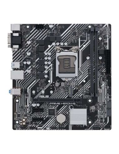 Asus - Carte mère Prime H510M-E Intel 1200 2xDDR4, HDMI, PCIe3.0, 4x SataIII, USB 3.2, microATX