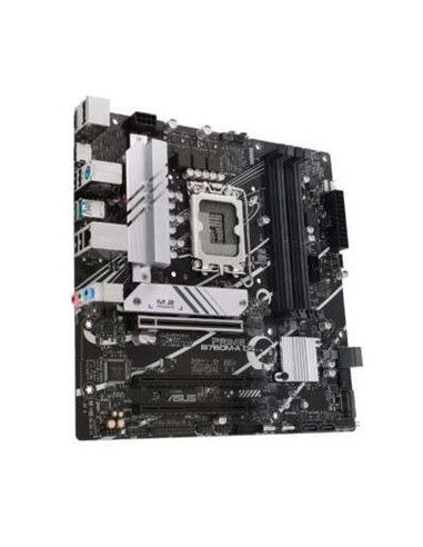 Asus - Carte mère Prime B760M-A D4 CSM Intel LG -A1700 4x DDR4 - HDMI, M.2, PCIe3.0, 4x Sata III, USB 3.2, MicroATX